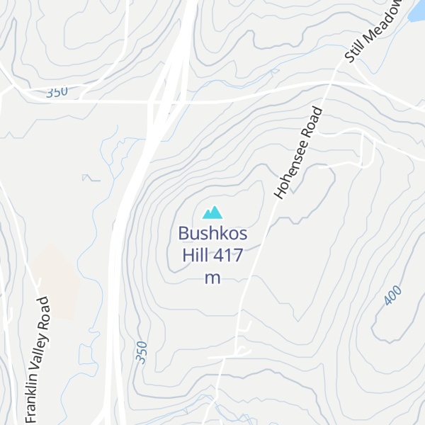 Map of Bushkos Hill