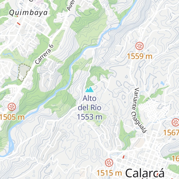 Map of Alto del Río