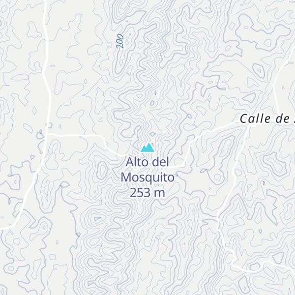 Map of Alto del Mosquito