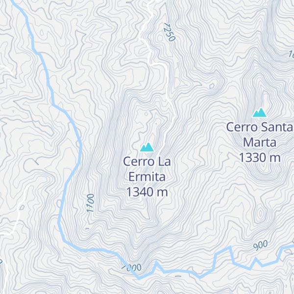 Map of Cerro La Ermita