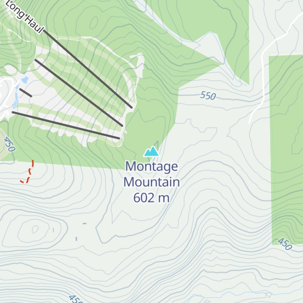 Map of Montage Mountain