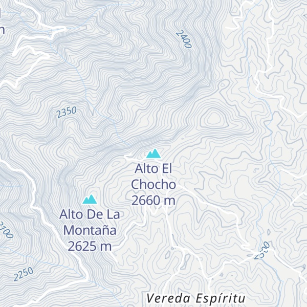 Map of Alto El Chocho