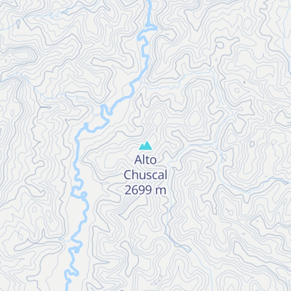 Map of Alto Chuscal