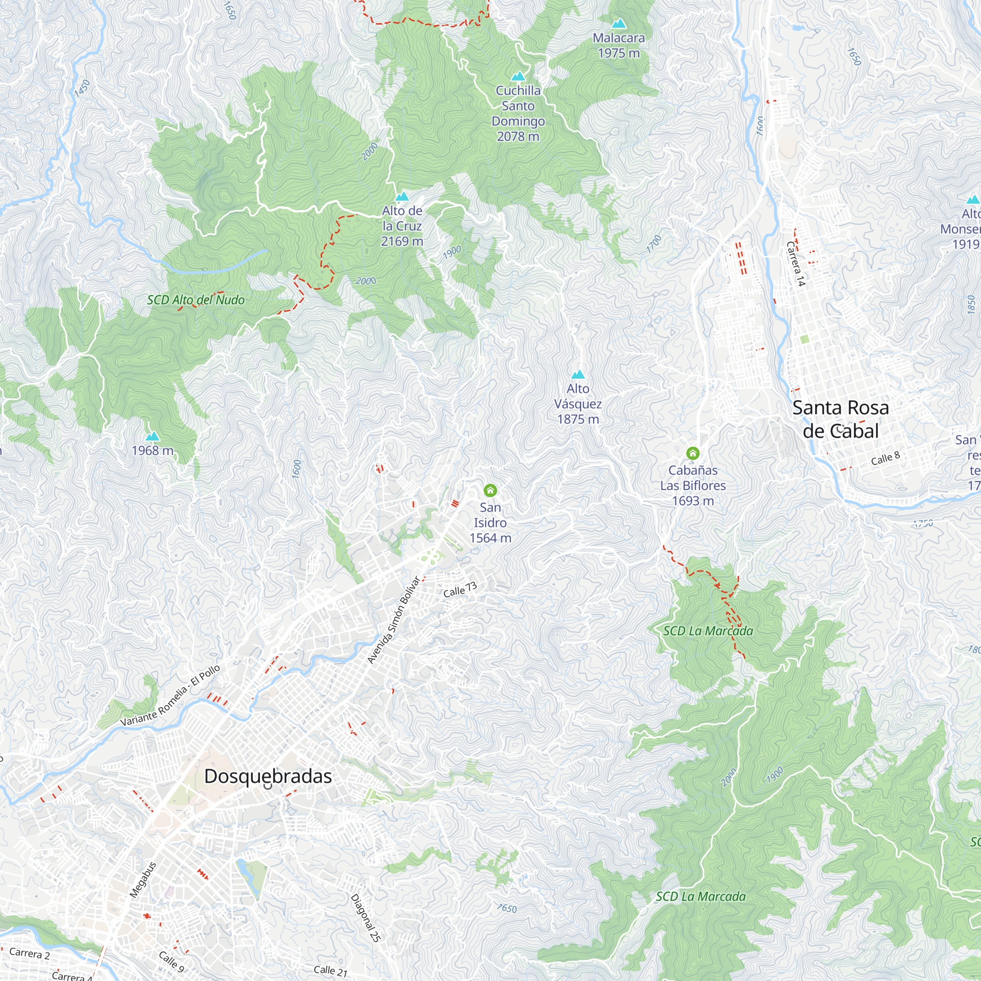 San Isidro map