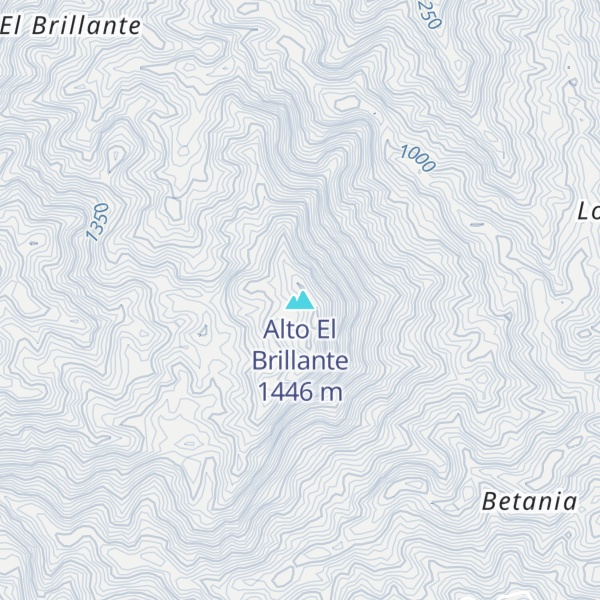 Map of Alto El Brillante
