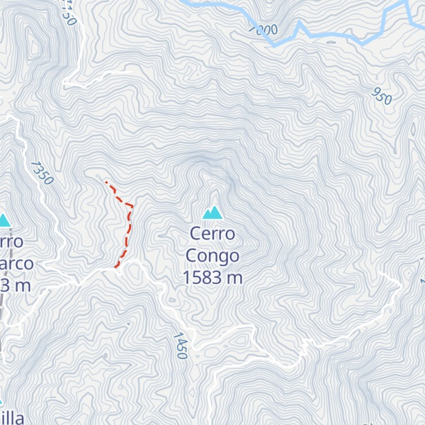 Map of Cerro Congo