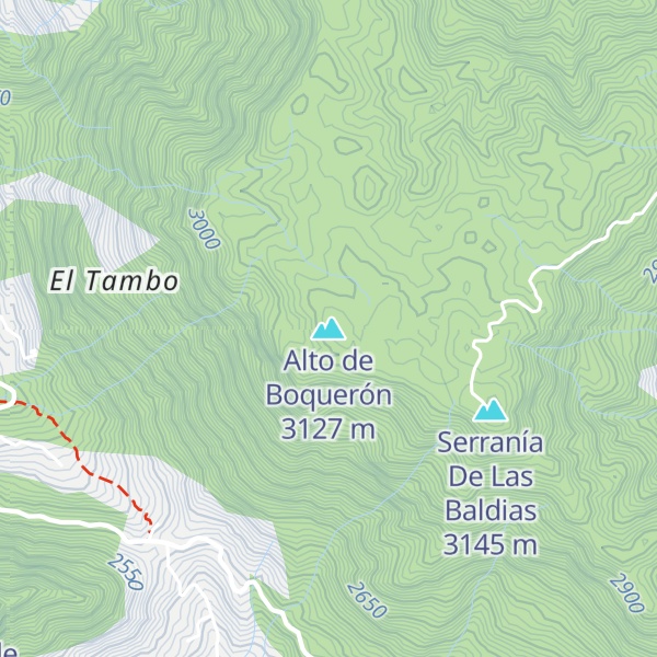Map of Alto de Boquerón