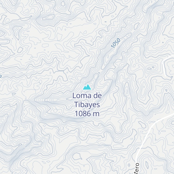 Map of Loma de Tibayes
