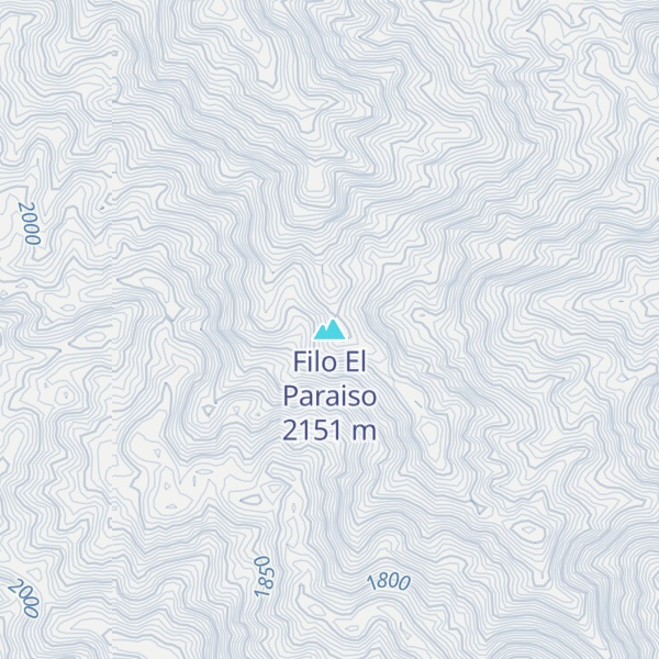 Map of Filo El Paraiso