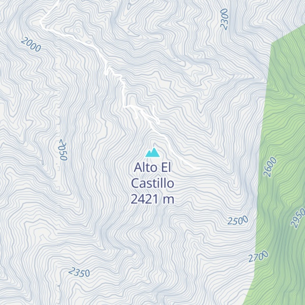 Map of Alto El Castillo