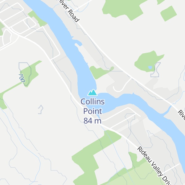 Map of Collins Point