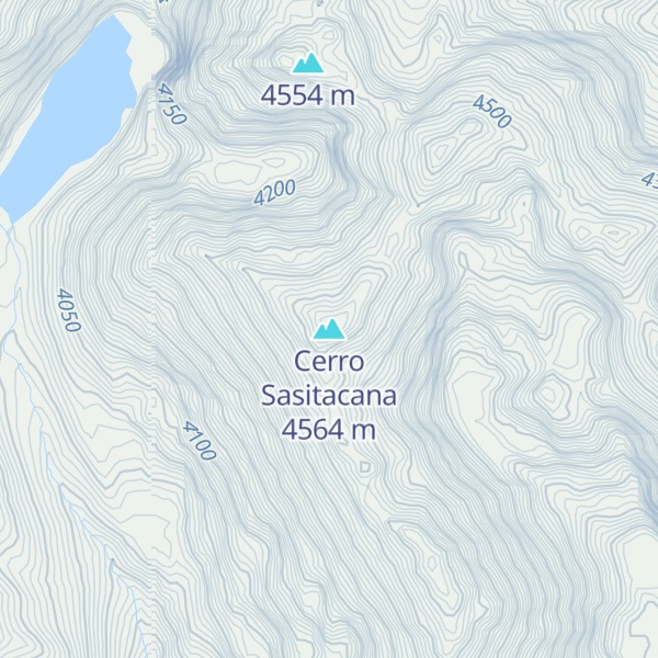 Map of Cerro Sasitacana