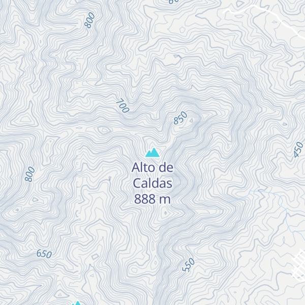 Map of Alto de Caldas