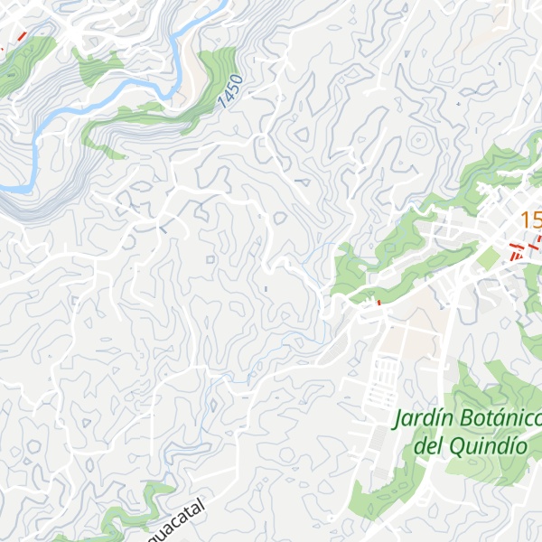 Map of Alto de La Moneda