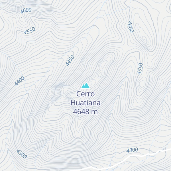 Map of Cerro Huatiana