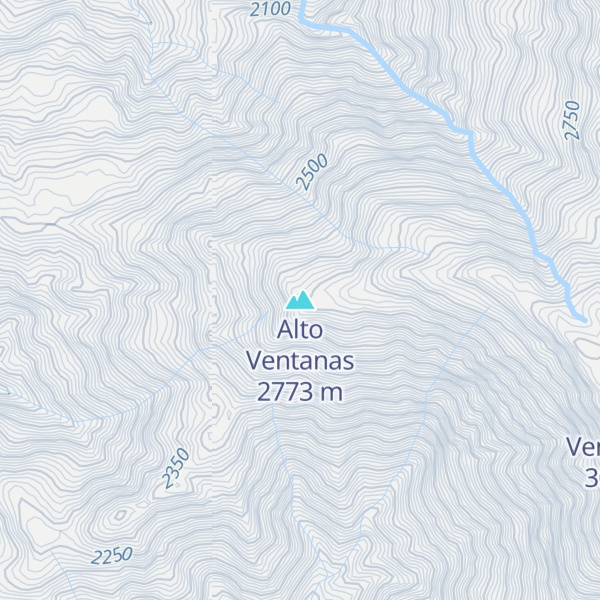 Map of Alto Ventanas