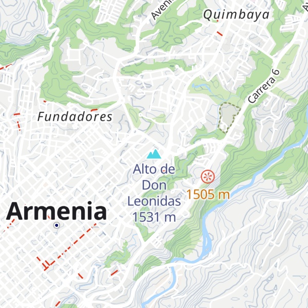 Map of Alto de Don Leonidas