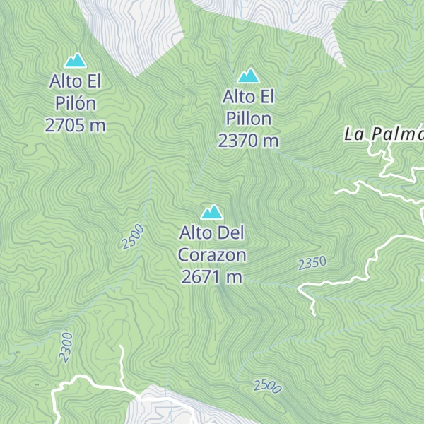 Map of Alto Del Corazon