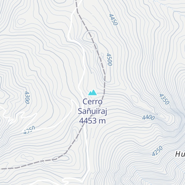 Map of Cerro Sañuiraj