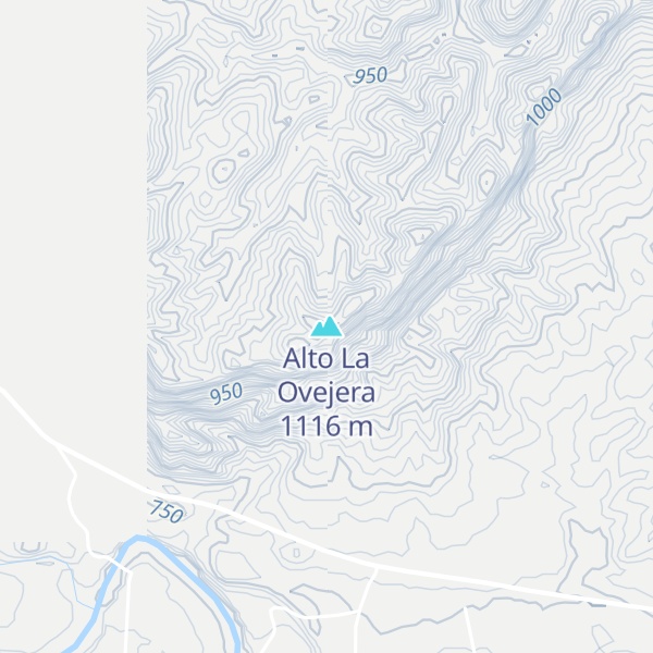 Map of Alto La Ovejera