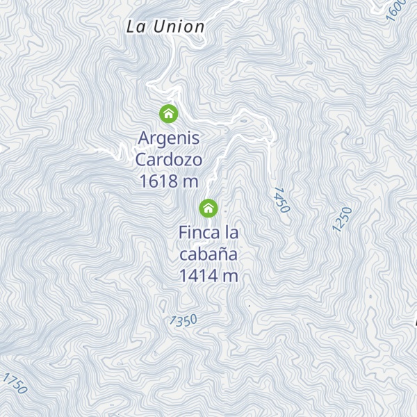 Map of Finca la cabaña