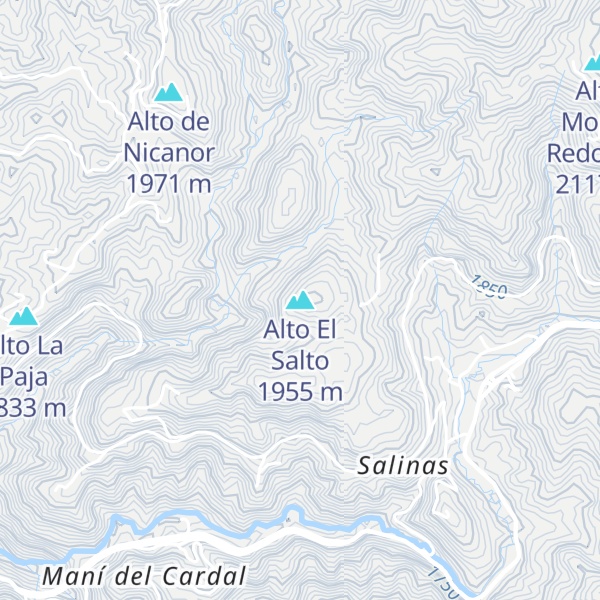 Map of Alto El Salto