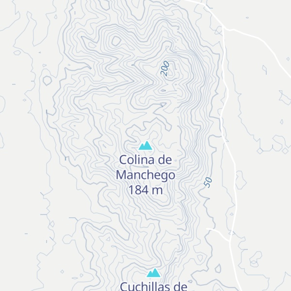 Map of Colina de Manchego