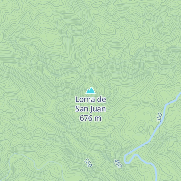 Map of Loma de San Juan