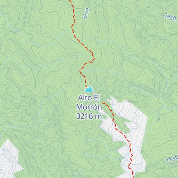 Map of Alto El Morrón