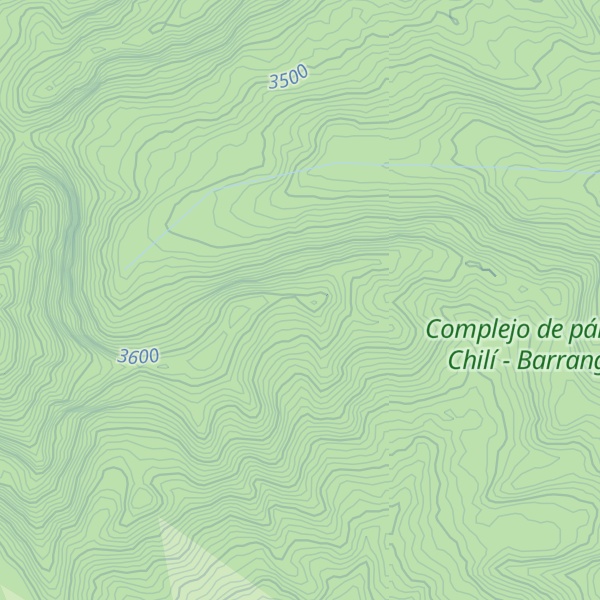 Map of Cuchilla Lorena