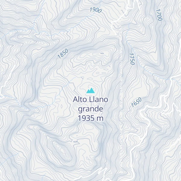 Map of Alto Llano grande