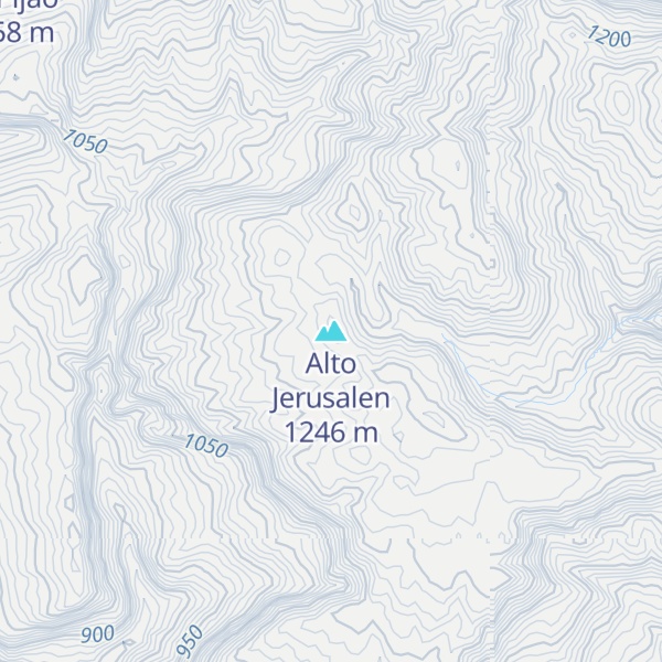 Map of Alto Jerusalen