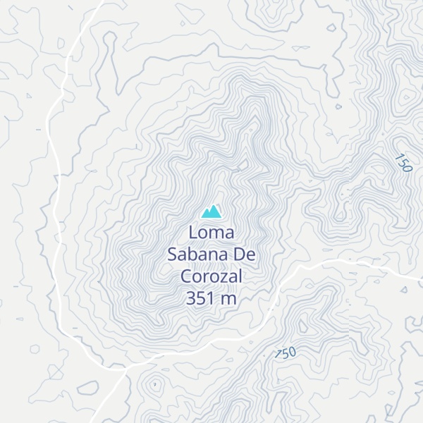 Map of Loma Sabana De Corozal