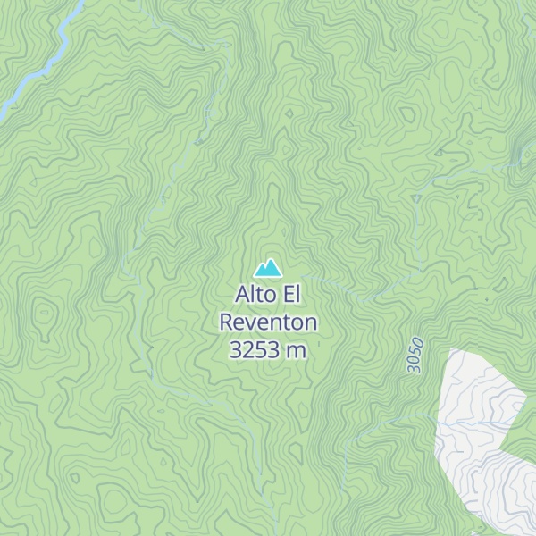 Map of Alto El Reventon