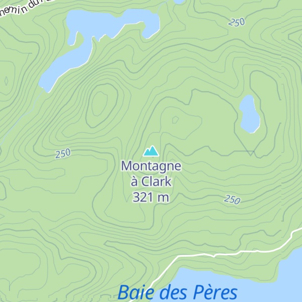 Map of Montagne à Clark