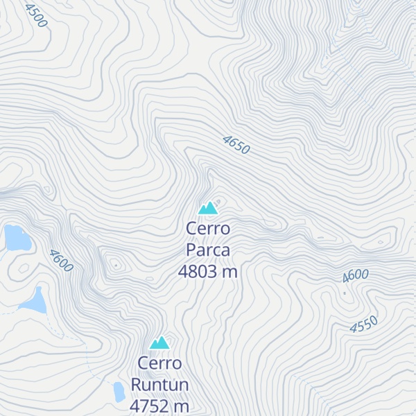 Map of Cerro Parca