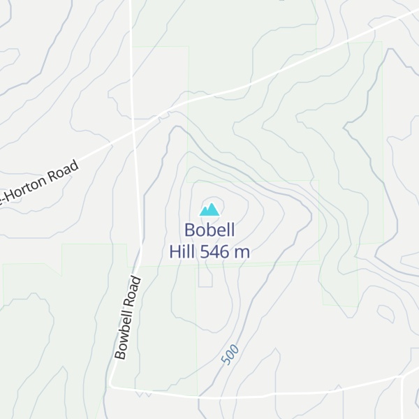 Map of Bobell Hill