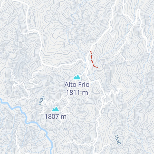 Map of Alto Frío