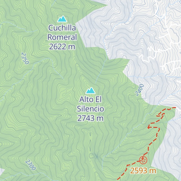 Map of Alto El Silencio