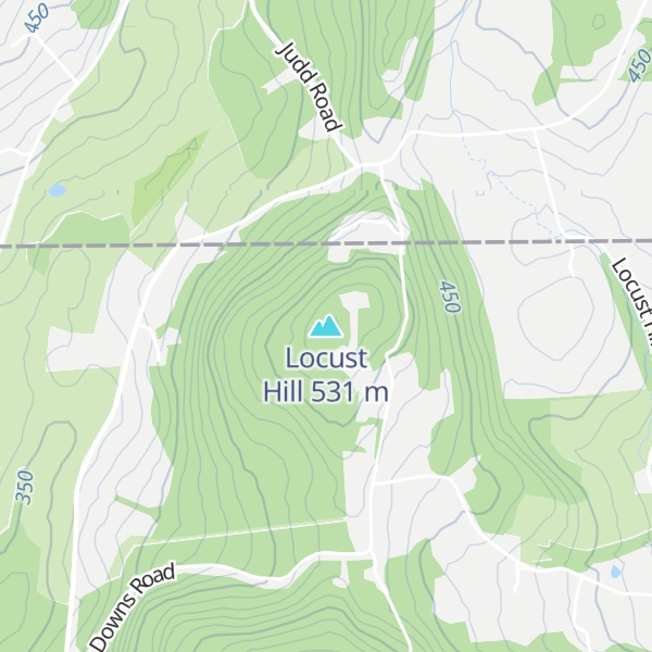 Map of Locust Hill