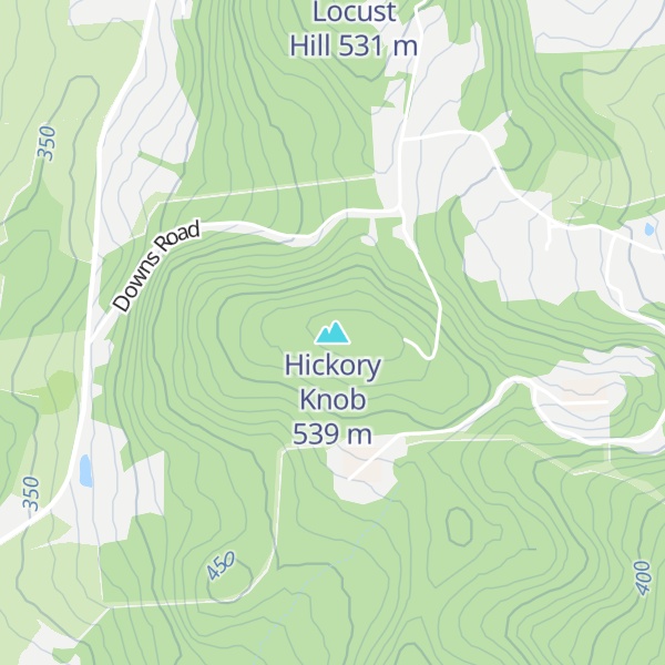Map of Hickory Knob