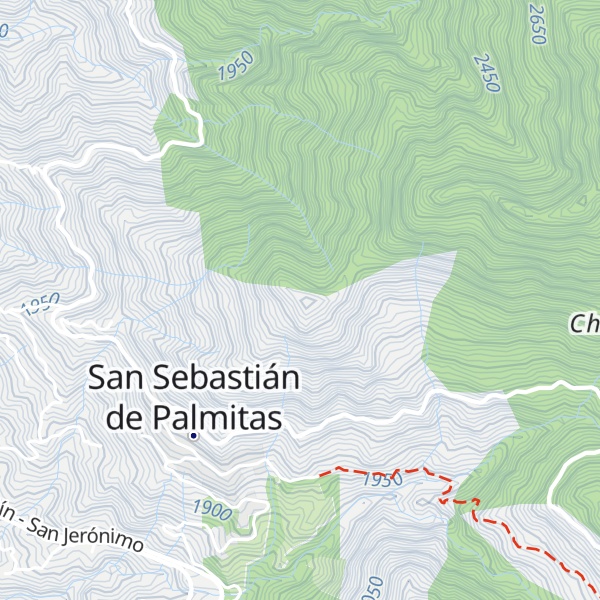 Map of El Chuscal