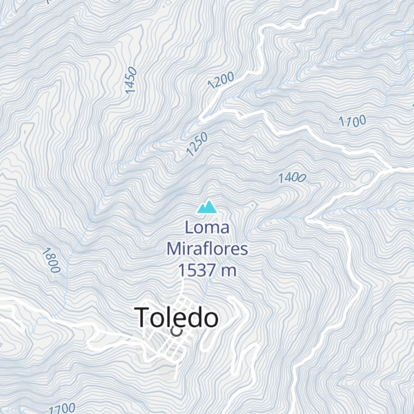 Map of Loma Miraflores