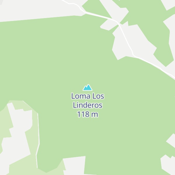 Map of Loma Los Linderos