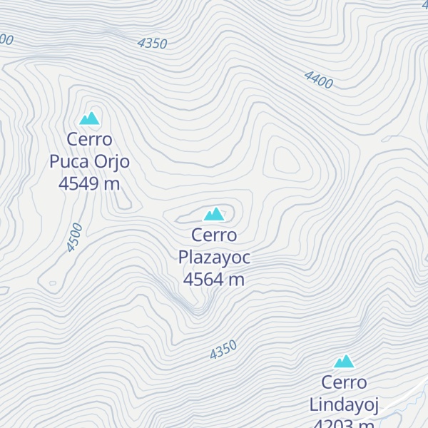 Map of Cerro Plazayoc
