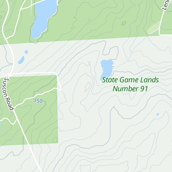 Map of Mount Pisgah