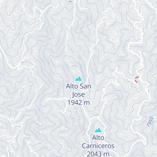 Map of Alto San Jose