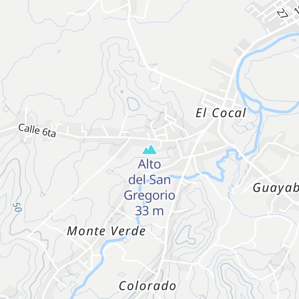 Map of Alto del San Gregorio