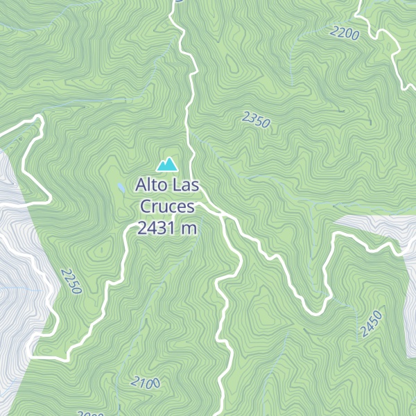 Map of Alto El Chuscal