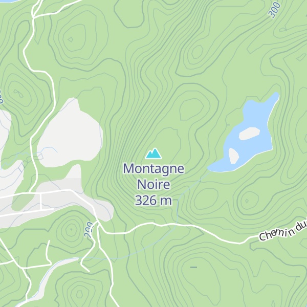 Map of Montagne Noire
